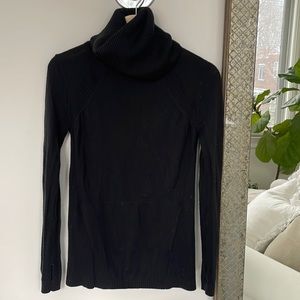 lululemon Black Wool Turtleneck Sweater